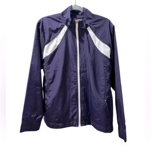 ⭐️ 3 for $10  LAST CHANCE Champion Purple and White Women's Windbreaker XL